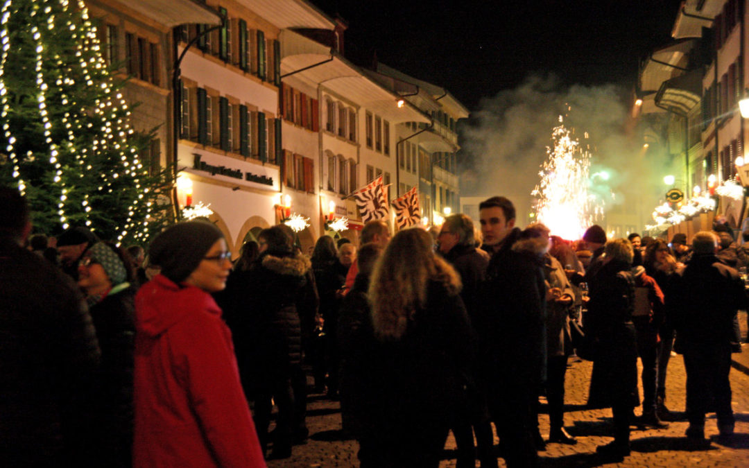 Fröhlicher Silvester-Umtrunk im Stedtli