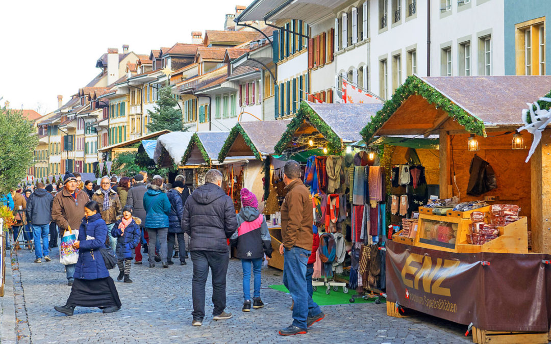 Festliche Stimmung am Weihnachtsmarkt