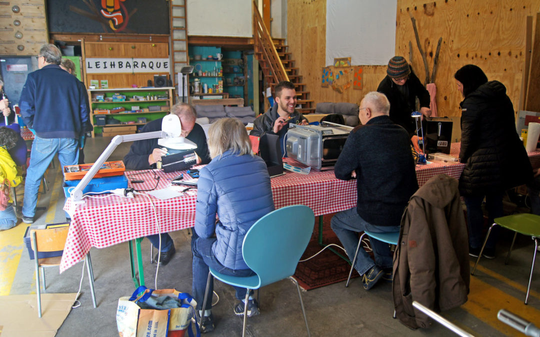 Es wurde fleissig geflickt im Repair Café