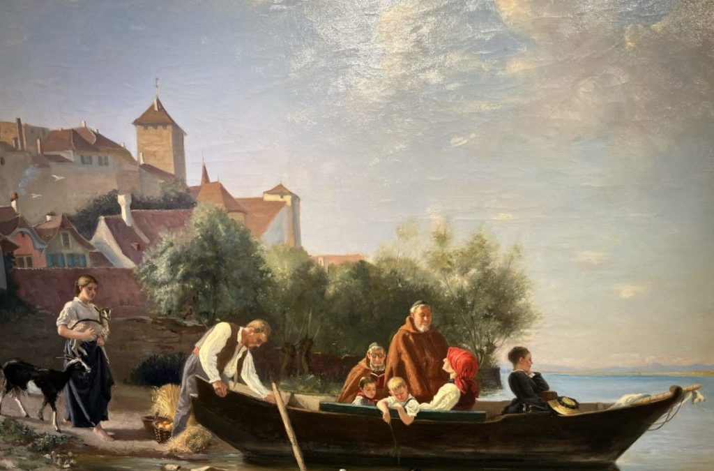 Der Murtensee als Kunstobjekt
