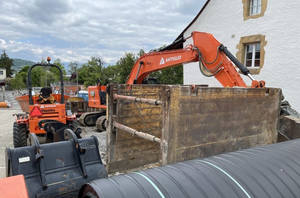 Auf dieser Baustelle läuft nun wirklich alles schief