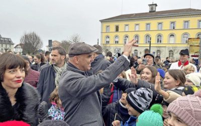 Keine Berührungsängste vor Alain Berset