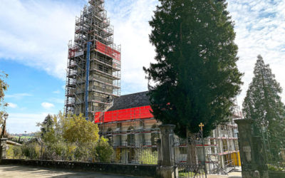 Neue Dachziegel für Kirche St. Mauritius