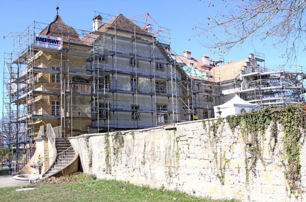 Das Schloss Löwenberg wird saniert