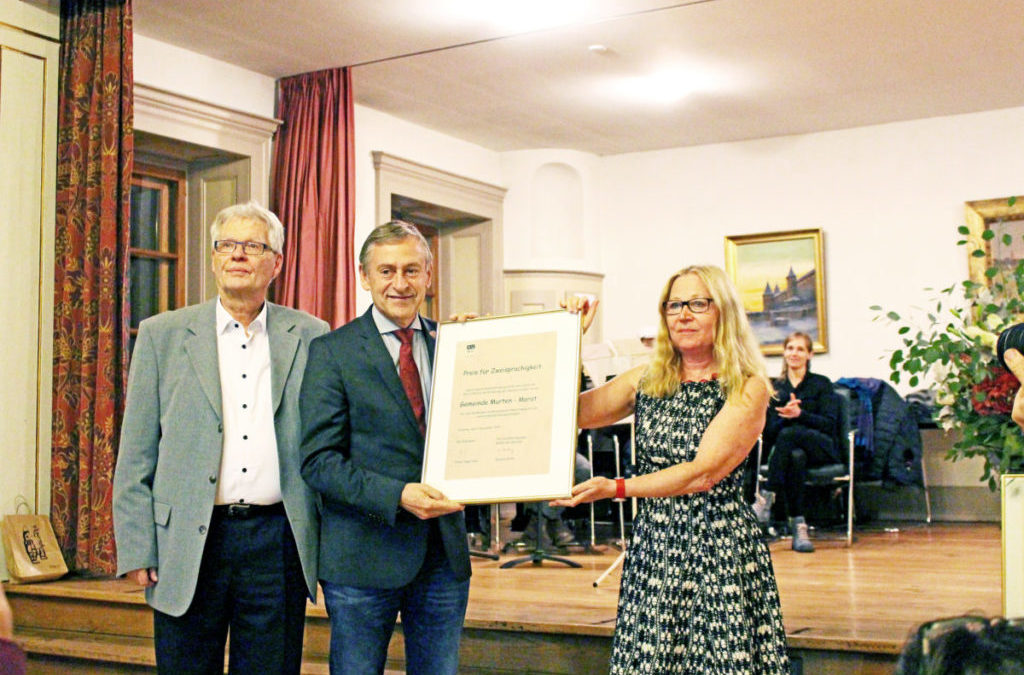 Murten erhält den Zweisprachigkeitspreis