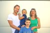 Michel, Sophie, Rémy und Monique Pellet aus Münchenwiler