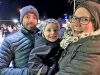 Familienausflug auf die Murtner Eisbahn: Marc, Finn und  Mirjam Cester, Murten 