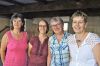 Esther und Ursula Herren, Lurtigen, Theres Frik, Murten, und Dora Herren, Lurtigen