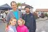 Thomas Helfer, Cyril Schneider, Franca Helfer und Nina Schneider, Gurmels
