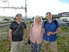 Martin Fürst, Murten, Dorothea Enderlin und Leonards Klassenlehrer Hugo Raemy, Courgevaux