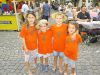 Im Viererpack unterwegs: Giulia und Matteo Herren sowie Thierry und Eline Scheurer, Murten