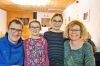 Thomas und Annette Schmutz mit Milena und Flavia