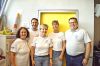 Das aufgestellte Buvetten-Team: Marlene Herren, Rolf Schwab, Regula Lüthi, Christelle Bonin und Stefan Portmann 