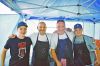 Loan und Yannick Freiburghaus, Courgevaux, Andreas  Schweingruber, Liebistorf, und Maël Freiburghaus, Courgevaux