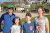 Joseph und Doris Brader mit Jenny und Philip, Murten